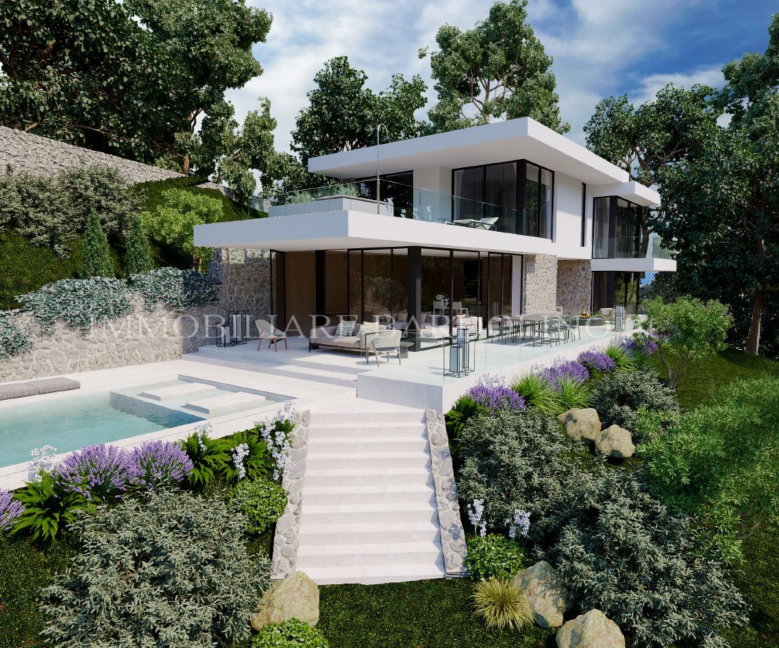 Villa con Piscina e Vista Lago