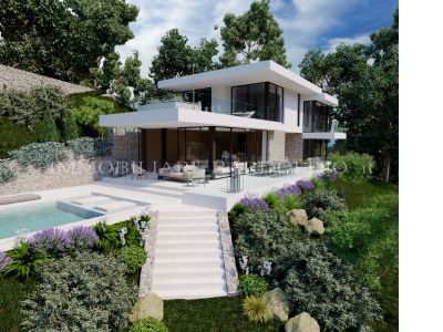 Villa con Piscina e Vista Lago